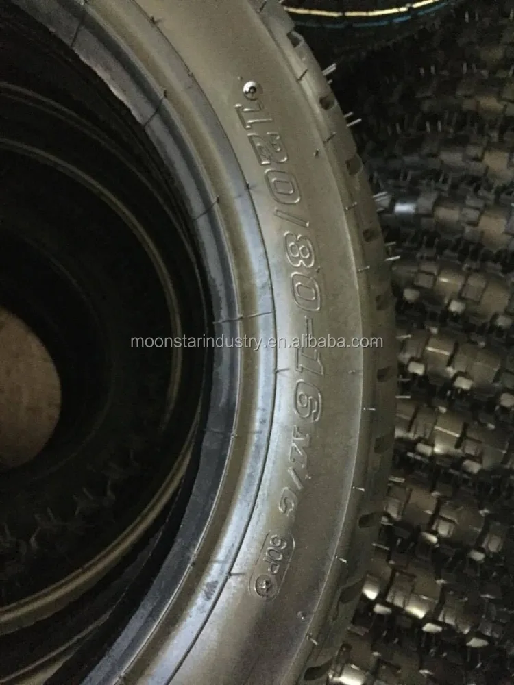 spare parts for chinese motorcycles 120/80-16 motorcycle tyre with Dot E4
