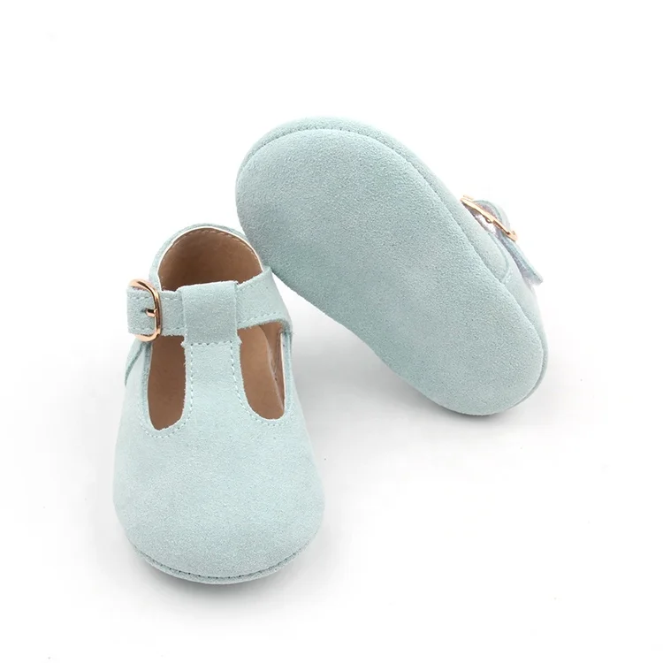 BEIBEINOYA Shoes Wholesale T Strap Baby Girl Newborn Leather Baby Shoes