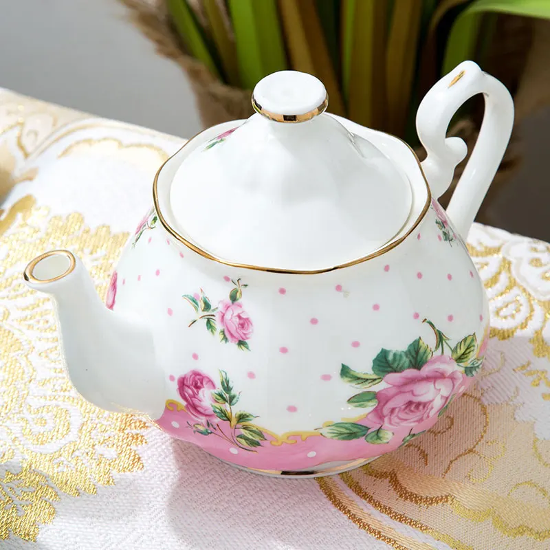 England Popular Fine Bone China TeaPots with infuser