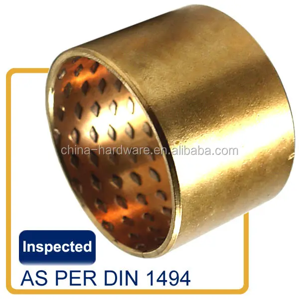 Sliding Wrapped sleeve cylinder flanged split bronze bearing factory, WB700 Series CuSn8P CuSn6.5P oil pockets lubricating Bushing