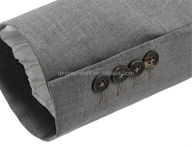 
The special carbon fiber suit and common wool cottom linen materials men suit 