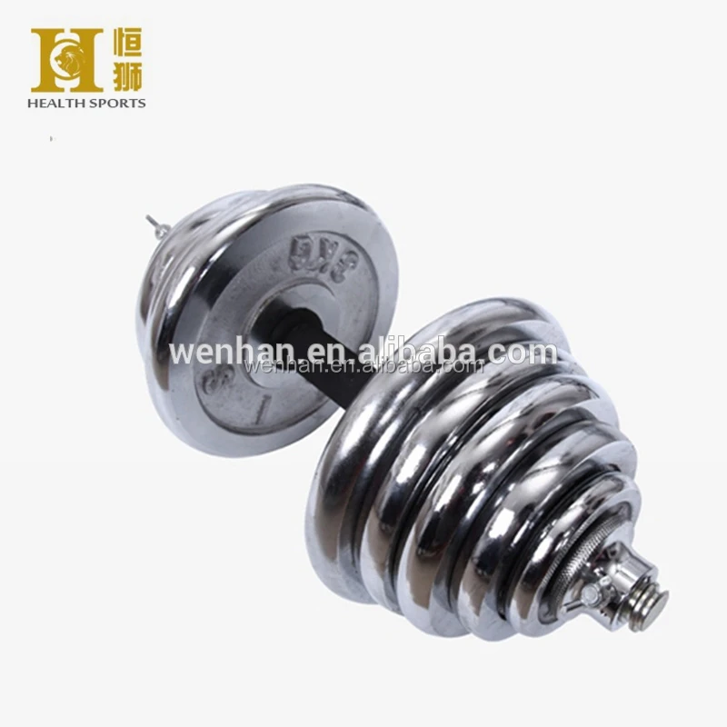 Оптовая продажа, прочные регулируемые гальванизированные спортивные гантели