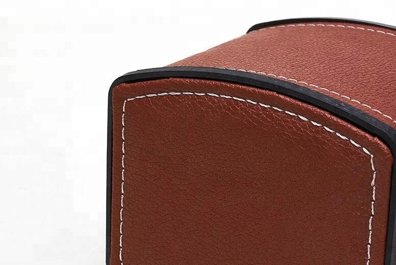 Custom Pu Luxury Leather Cheap Wrist Watch Pill Box For Men Engraved