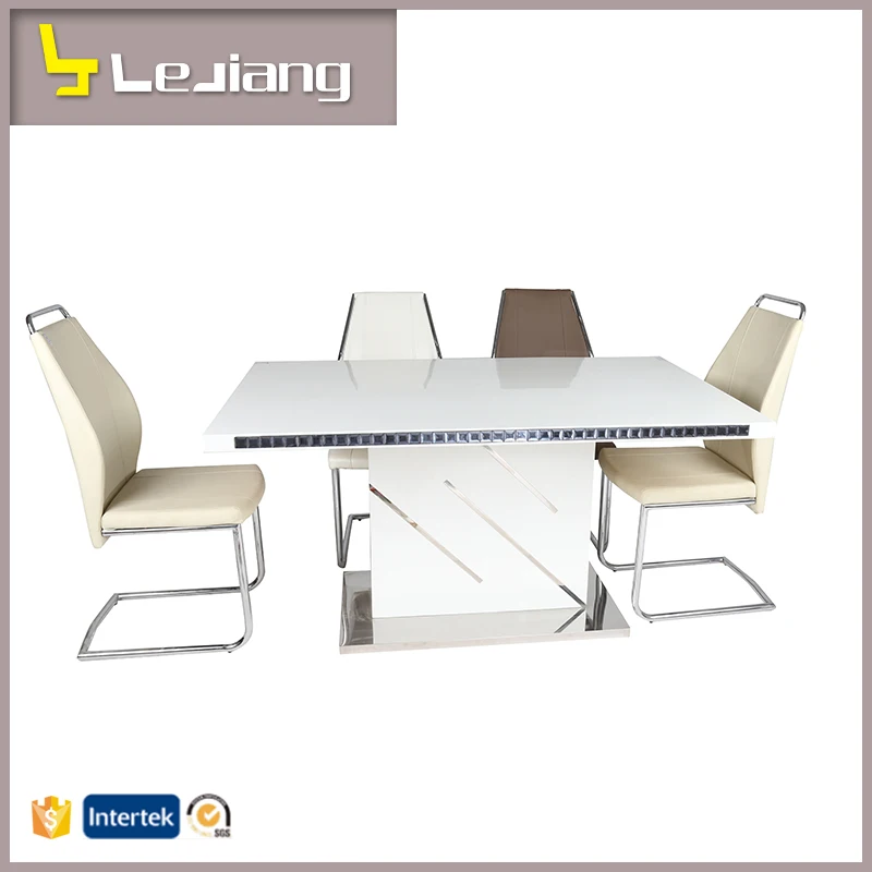 Free Sample Pictures Price Led Stand 8 Chair Iron Turntable Faux Marble Dining Table Of Wooden Plastic Dining Table