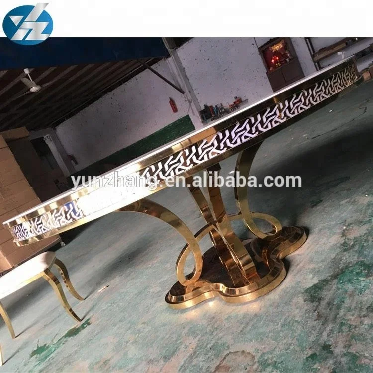 
Fancy Led Light Mdf Wedding Dining Tables For Wedding 