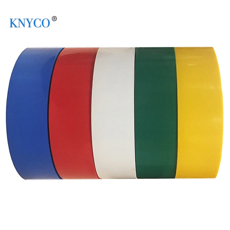 
High tack rubber based soft black PVC electrical tape with custom tape logo factory 