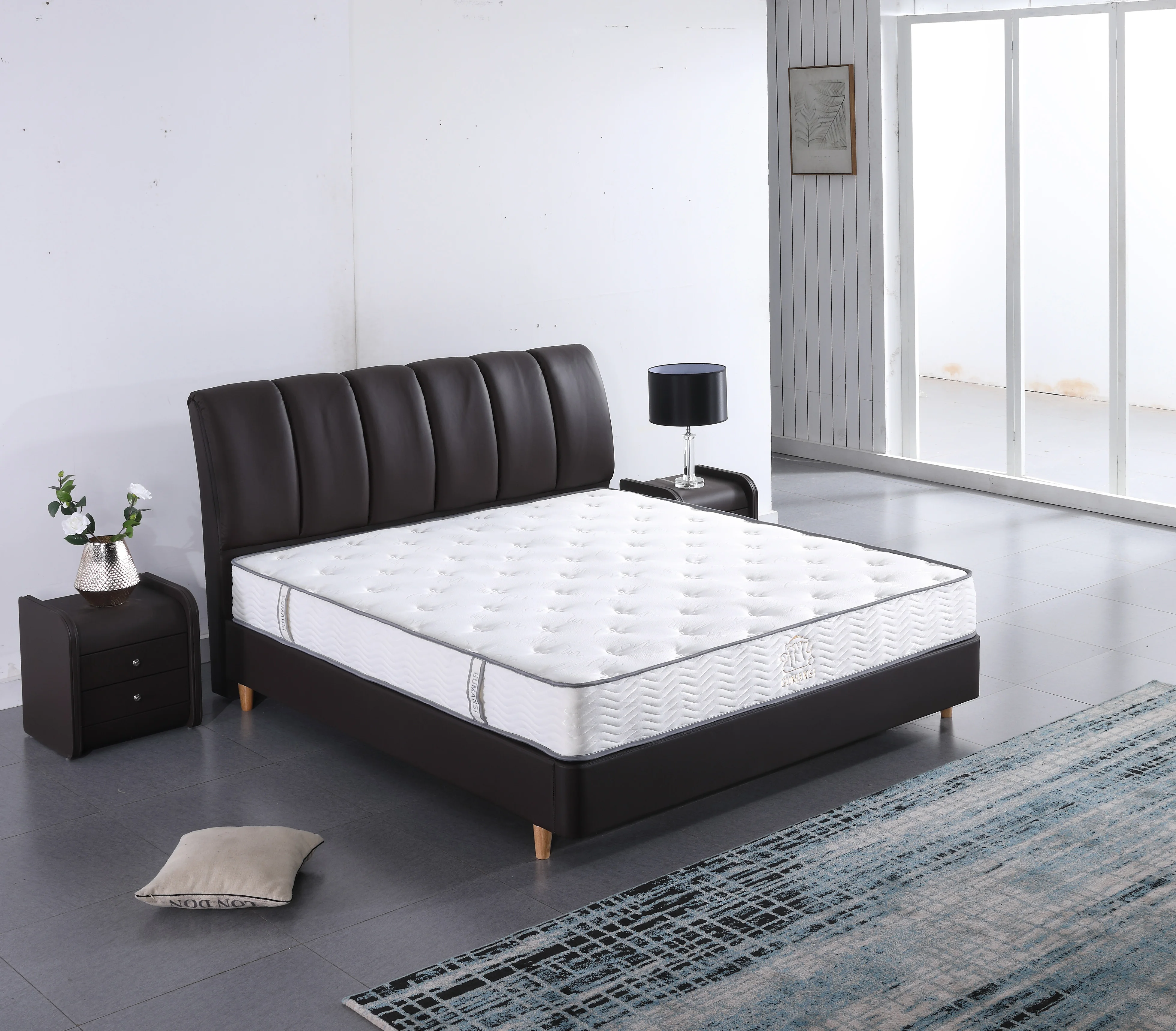 
Wholesale twin queen king size matelas roll up mattress in a box 