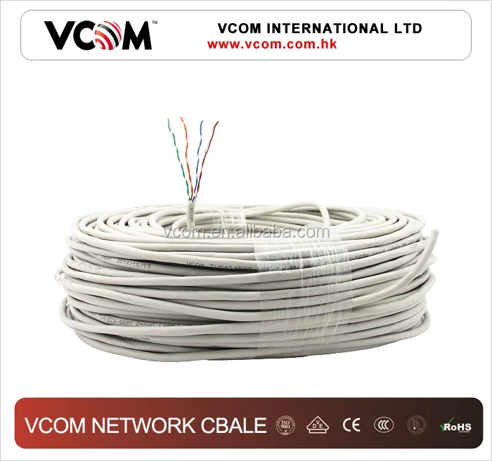 Горячий Продавать 305 м Высокая Скорость Fuke Тест Lan Кабель UTP cat5e сетевой кабель плетеный