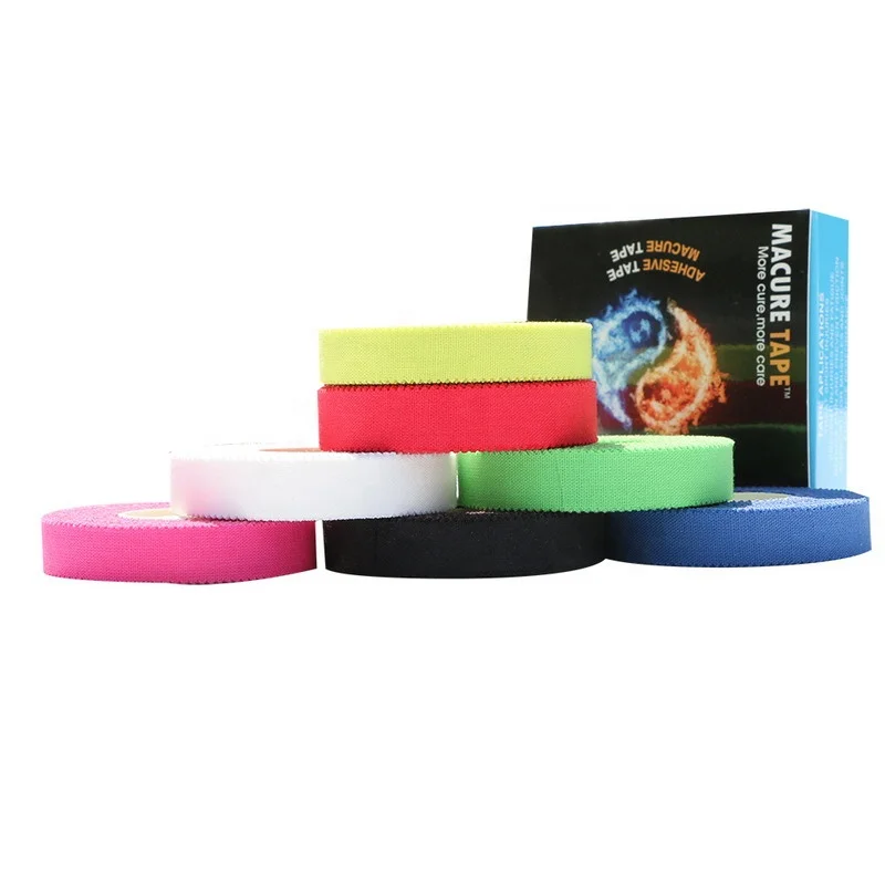 Macure tape Cotton Sports Colorful Finger grip climbing Judo boxing fixing wrap Tape With Zigzag Edge