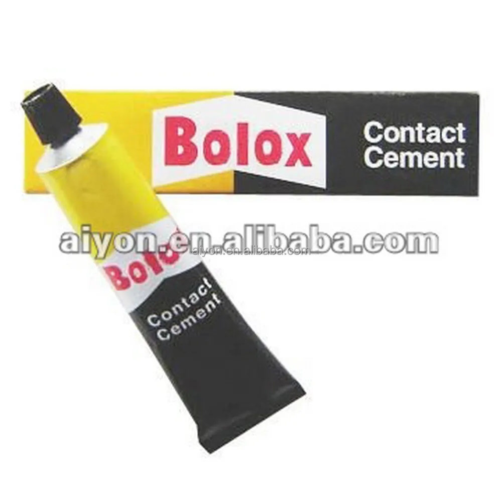 aluminum tube and canned contact cement, chloroprene rubber glue