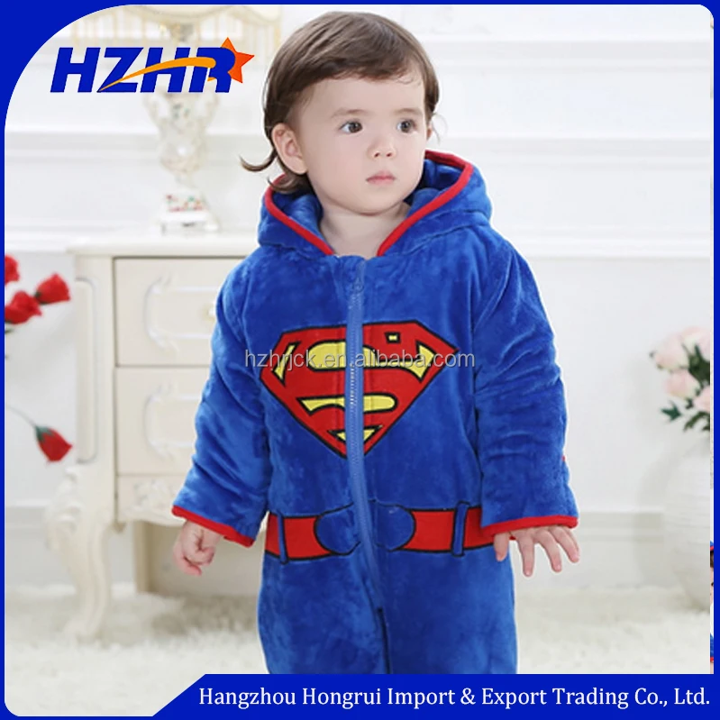 Фабрики оптом детские и малышей размер супергерой ребенок onesie