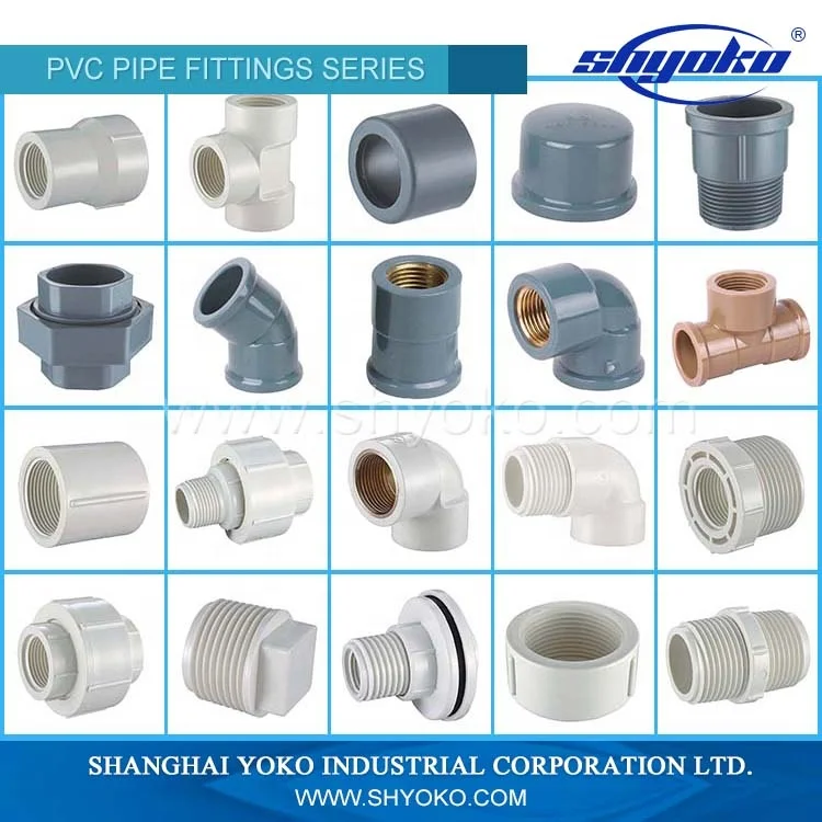 PVC/UPVC/CPVC Pipe Fitting Male Adapter Thread PVC Nipple