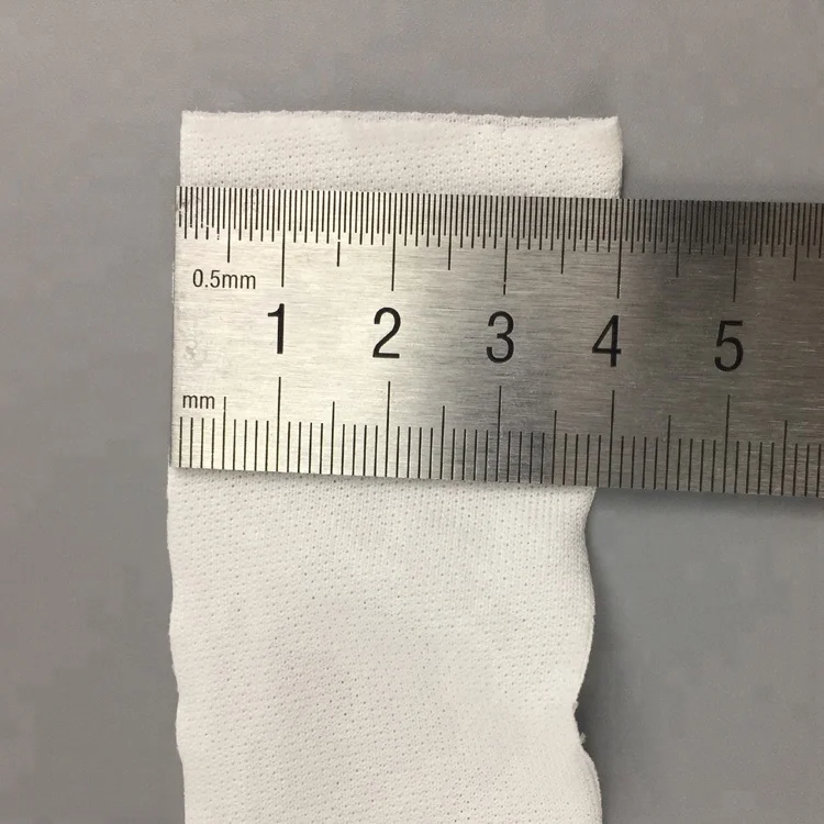 Disposable Dustless 110g Narrow Ultrasonic Cut 40mm x 50m Microfiber LCD Cleaning Cleanroom Wiper Roll