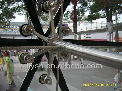 heavy duty glass spider, glass wall connector, glass curtain holders