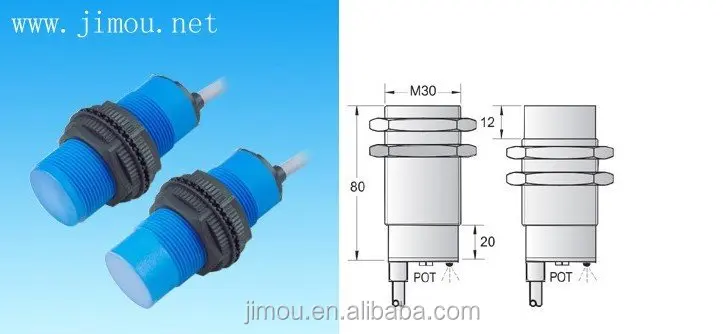 DC M30 capacitive proximity level sensor
