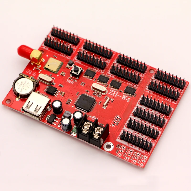 China ZH WiFi Controlled ZH-W4 Led Asynchronous Display Controller for Text Running