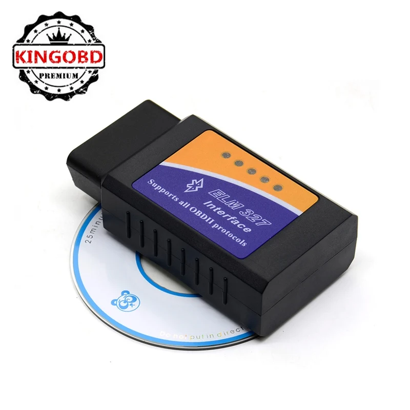 ELM327 OBDII ODB2 Diagnostic Interface Scanner with free obd2 software elm327 interface supports all obdii protocols