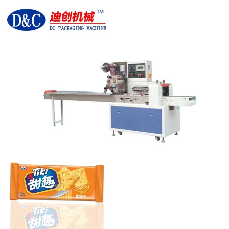 Horizontal Pillow Incense Sticks Noodles Packaging Frozen Fruits Sandwich Food Flow Packing Machine