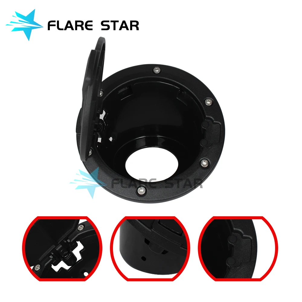 
Fuel Filler Door Cover, Latest Model Fuel Tanks for JK 07-16, CARAccessories 