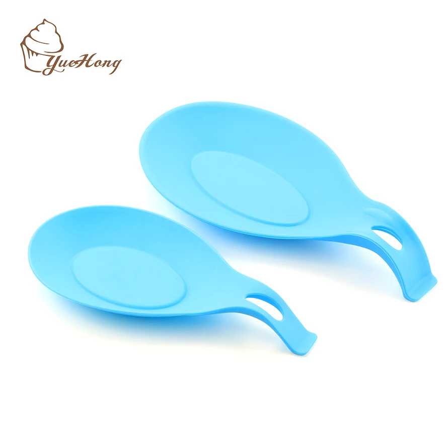 kitchen tools utensils silicone spoon and Soup Ladle holder , large Spoon Rest