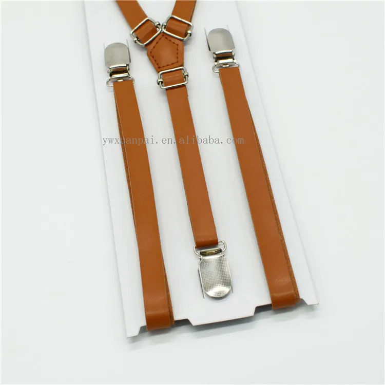 Взрослых pu материал 3 металлические зажимы подтяжки ржавчины цвет лук Галстуки чулок комплект