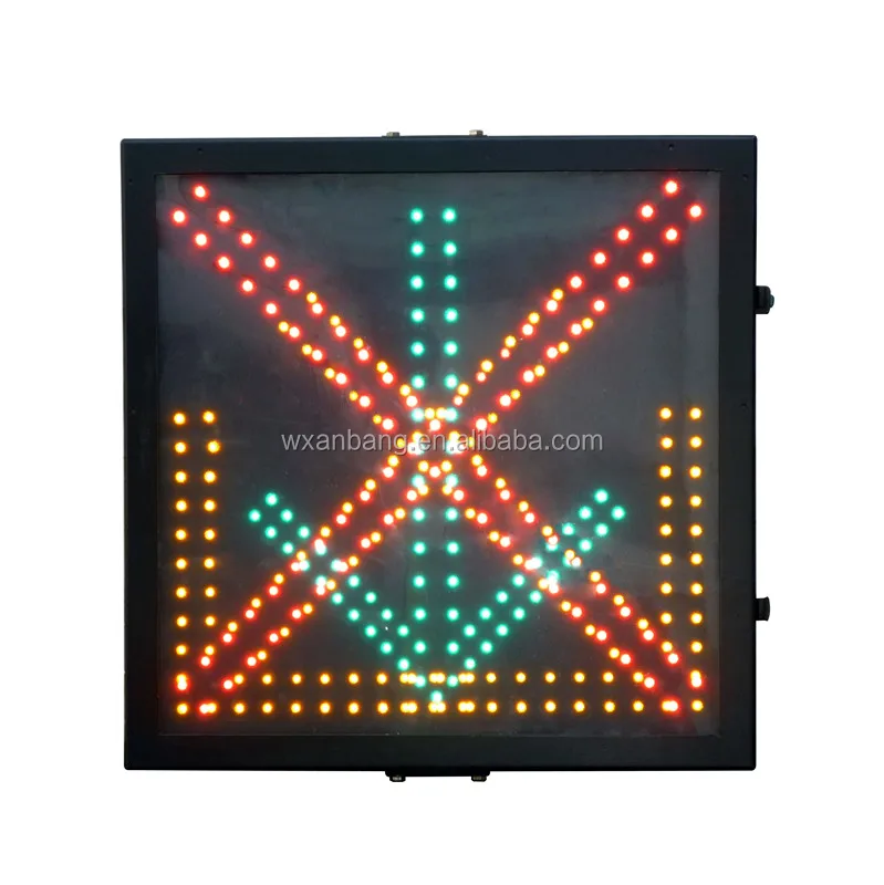 Blinking Arrow Direction Traffic Warning Sign, Illuminated Led Traffic Sign