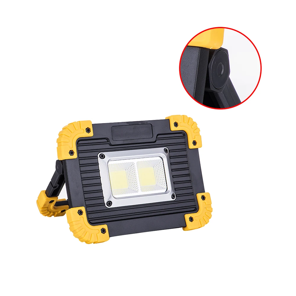 Portable 30W 1500LM HandHeld 2Pcs COB USB Charging LED Work Light,Multi-Functional High Bright Cordless rechargeable Work Light