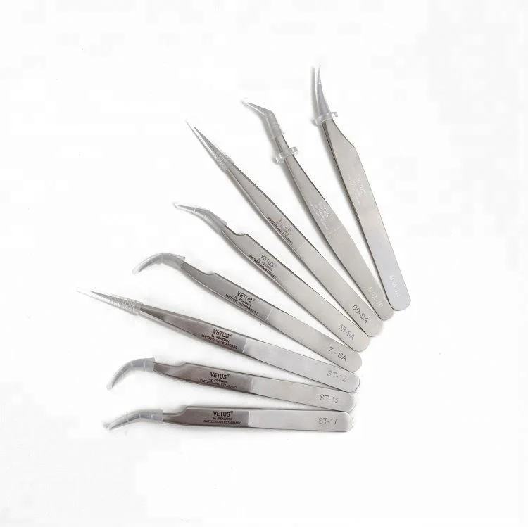 
Dedicated Professional Esd-10 Vetus Grafting Volume Lash Stainless Steel Antistatic Tweezers 