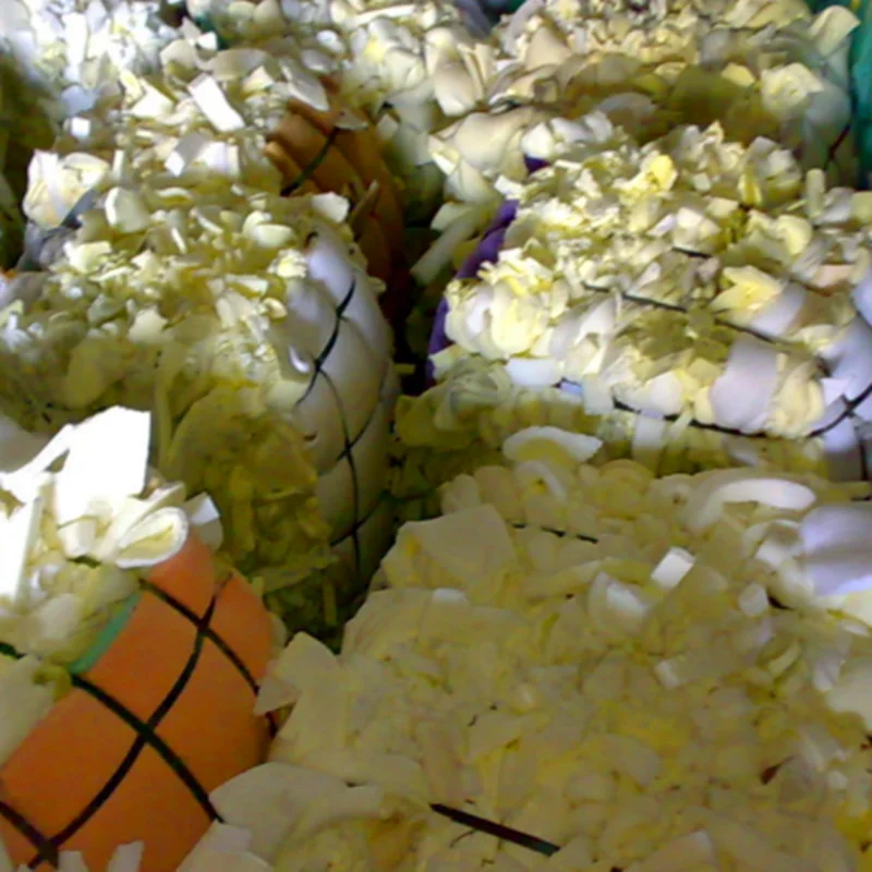 Dubai recycled compressor foam scrap balesfor mattress