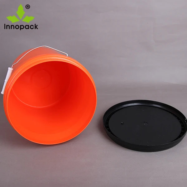 Transparent Food Grade 5 LITER Milk storage Plastic Pails clear 1 gallon Plastic Bucket for cookie, yogurt