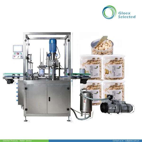 Automatic Vacuum and nitrogen can seamer