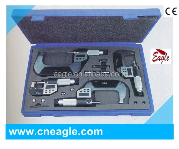 DIGITAL ELECTRONIC OUTSIDE MICROMETER SETS