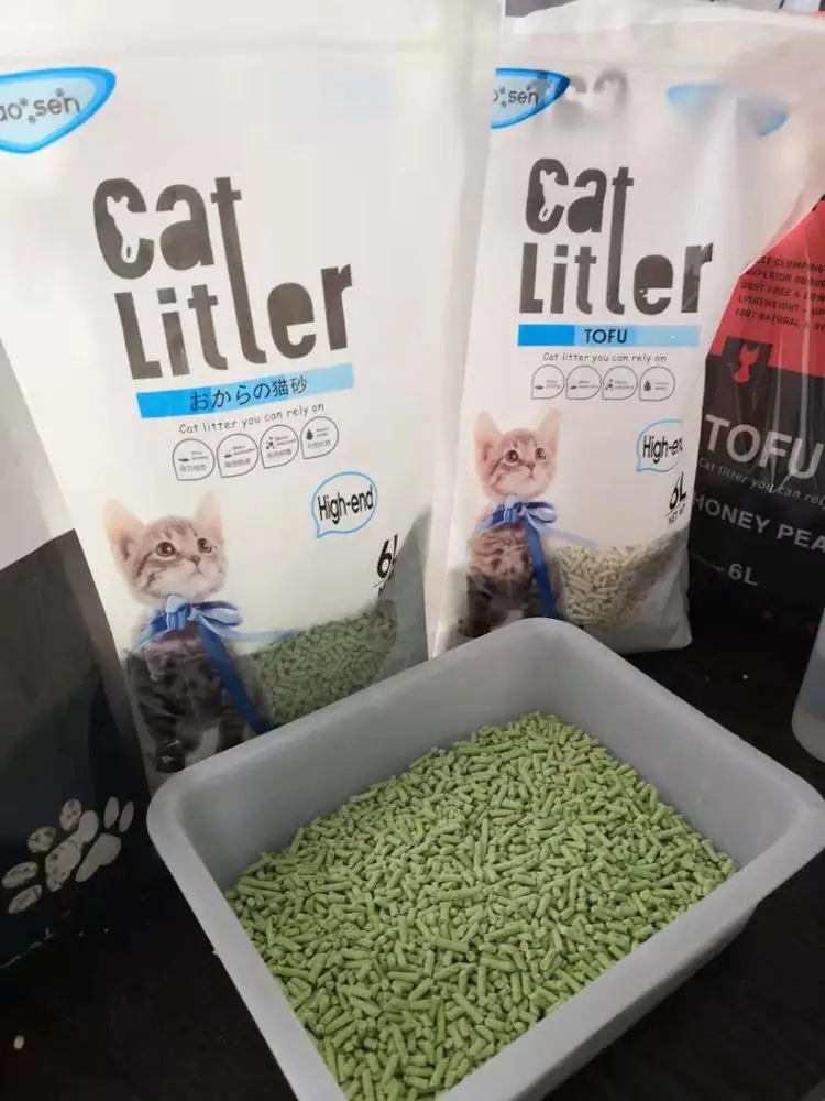 Новинка 2018, экологически чистый кошачий Наполнитель из натуральных растений