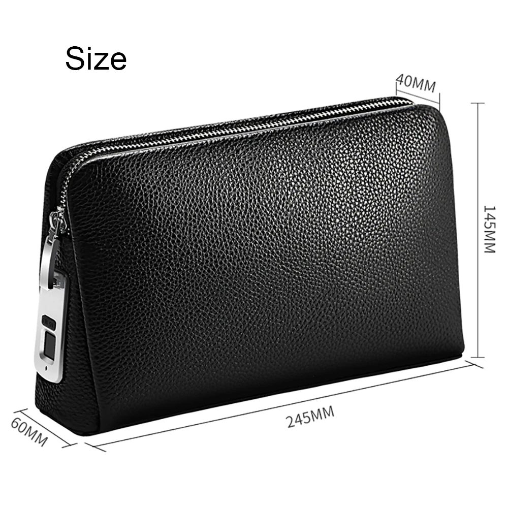 BUBM latest custom wholesale private label luxury genuine leather men clutch bag handbag