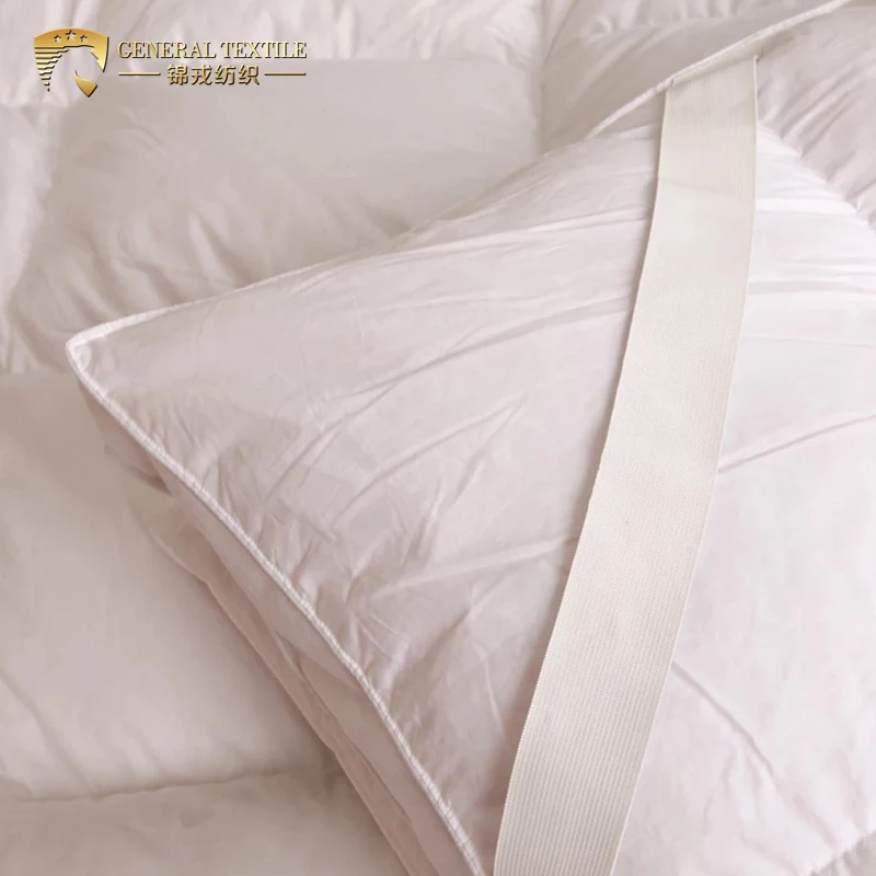 Hotel Supplier White Feather Down Hotel Microfiber Mattress Topper