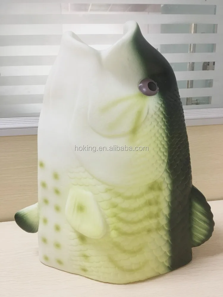 pvc giant simulation toy fish for game machine