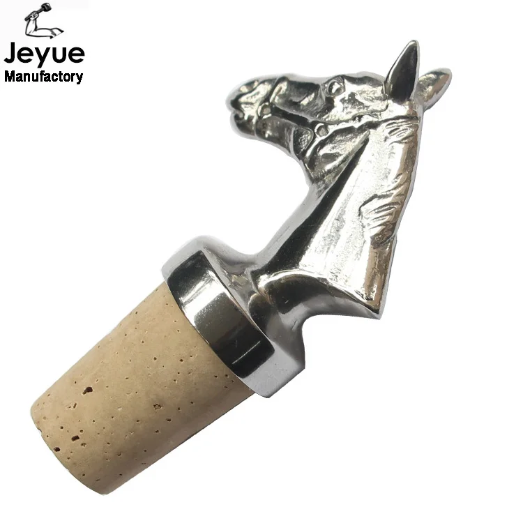 Bottle closure horse cork bottle stopper for wine whiskey party