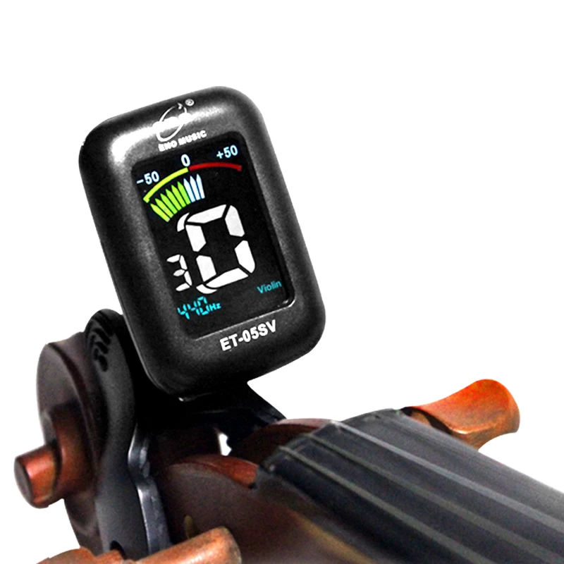 2017 new trending products ET05SV clip on tuner for violin Viola, Cello, Bass, CHRO