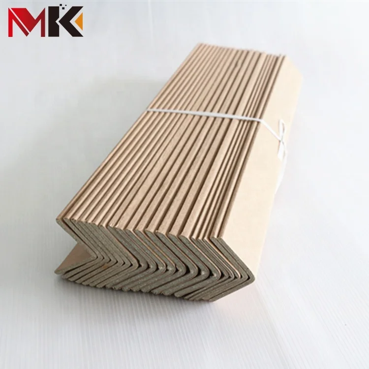 Factory Outlet L Shape Brown 4mm Thick Paper Edge Cardboard Board Protective Carton Angle Edge Corner Protector Paper For Pack
