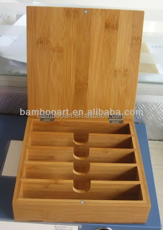 natural bamboo box laser engrave