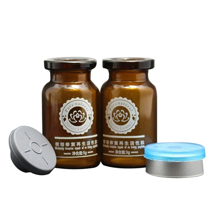 2ml amber reversible cap vaccine vials scratch off label pharmaceutical injection vial