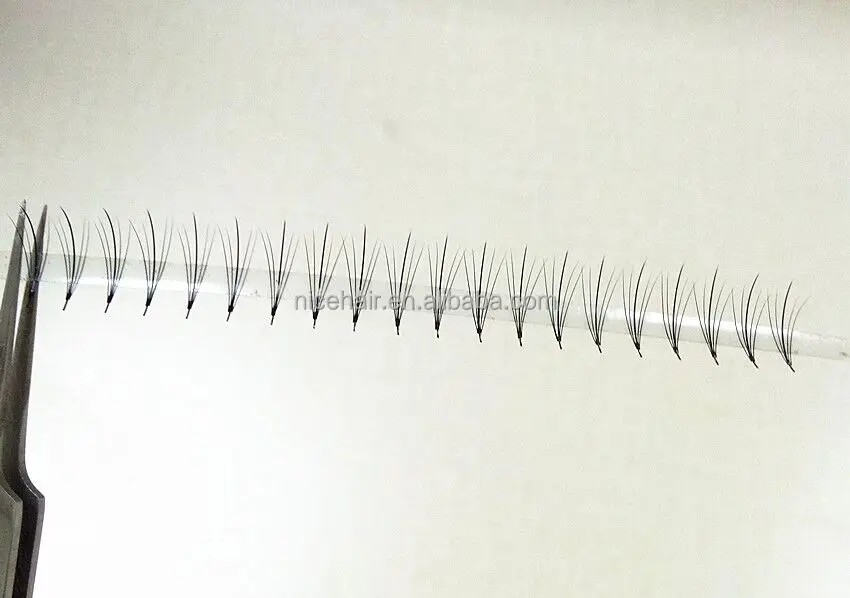 
Five lashes per root private label popular false individual eyelash extension 