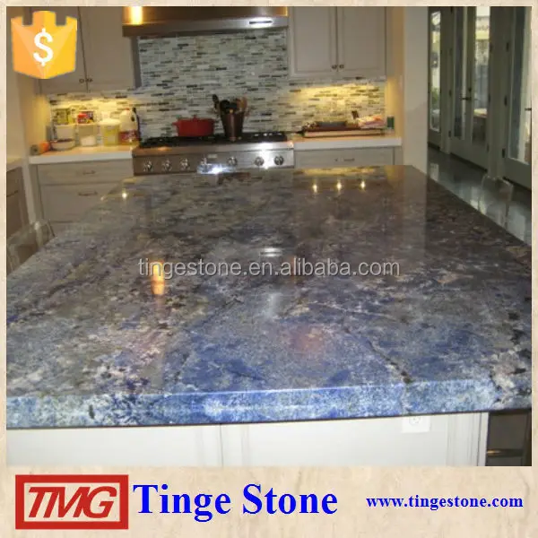 
Natural Stone Azul Bahia Granite For Luxury Countertop, table top 