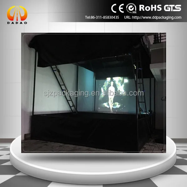 3D Holographic Projection Film and Foil hologram projector 3d holographic display