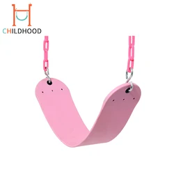 Plastic seat garden blue swing belt outdoor adult swing