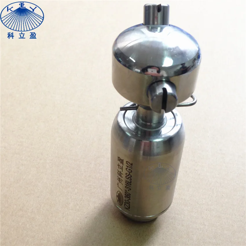 Мощная вращающаяся распылительная головка KZ30 для очистки резервуаров IBC