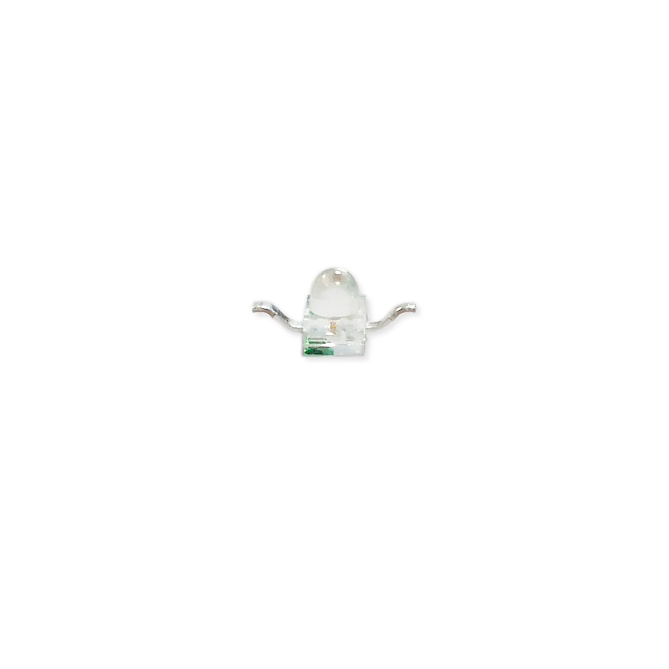 1.8mm water clear yellow-green axial smd led