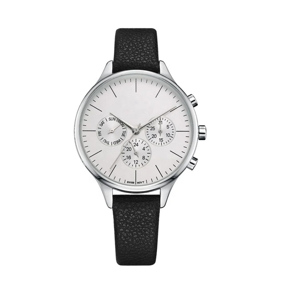 Simple Design Slim Case Japanese Movement Quartz Fancy Brands Wrist Watch Women