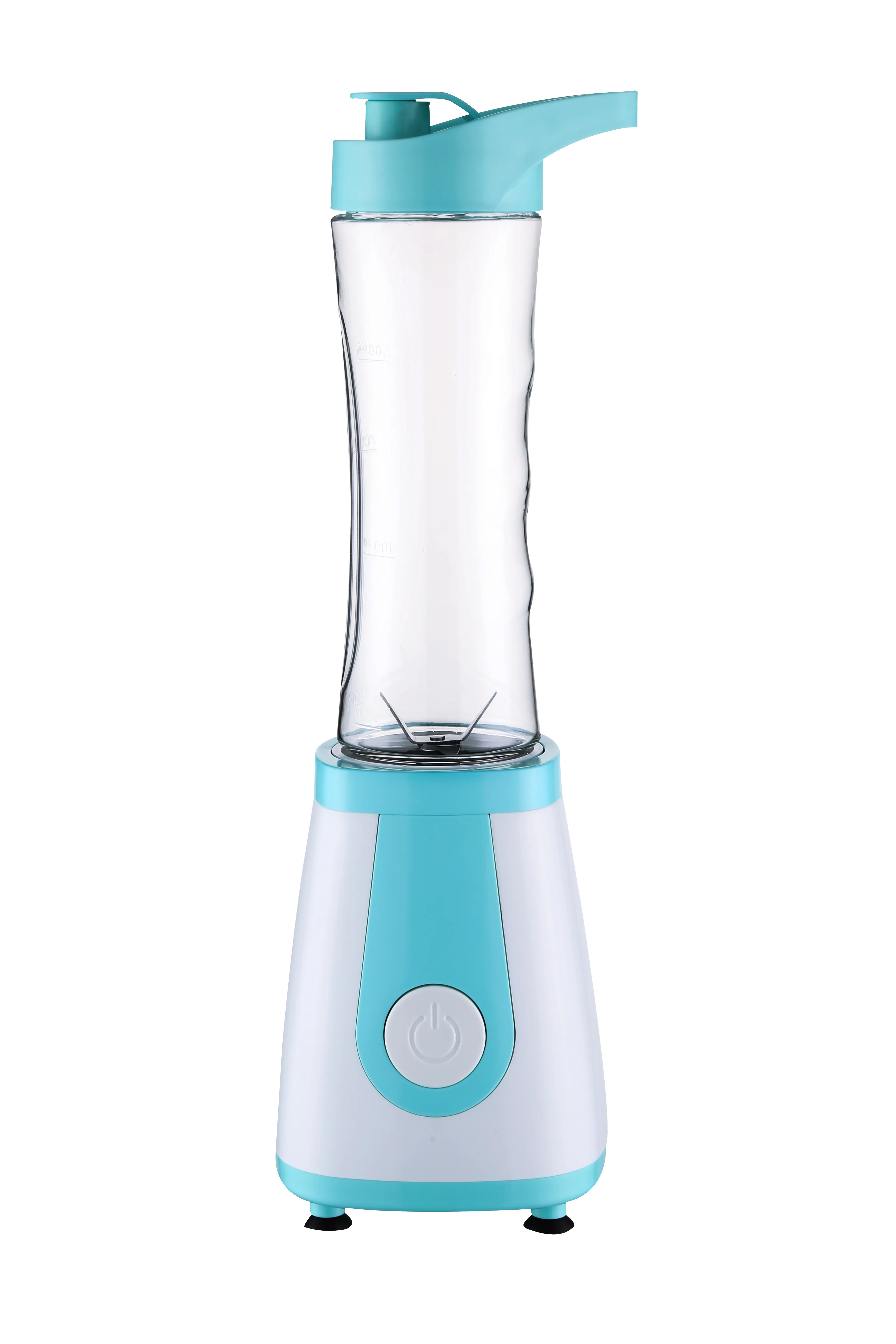 Push Button Controls Type One speed portable injection Sport blender 300W with 600ML bottle