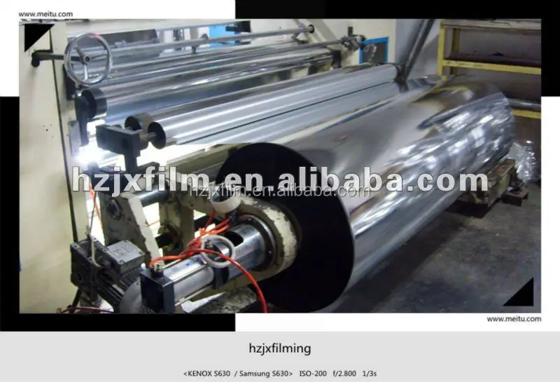 
Flexible Duct PET Film/aluminum flexible ducting film/Metalized PET Film for Lamination 